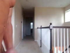 Dad listening to his wife and her friends